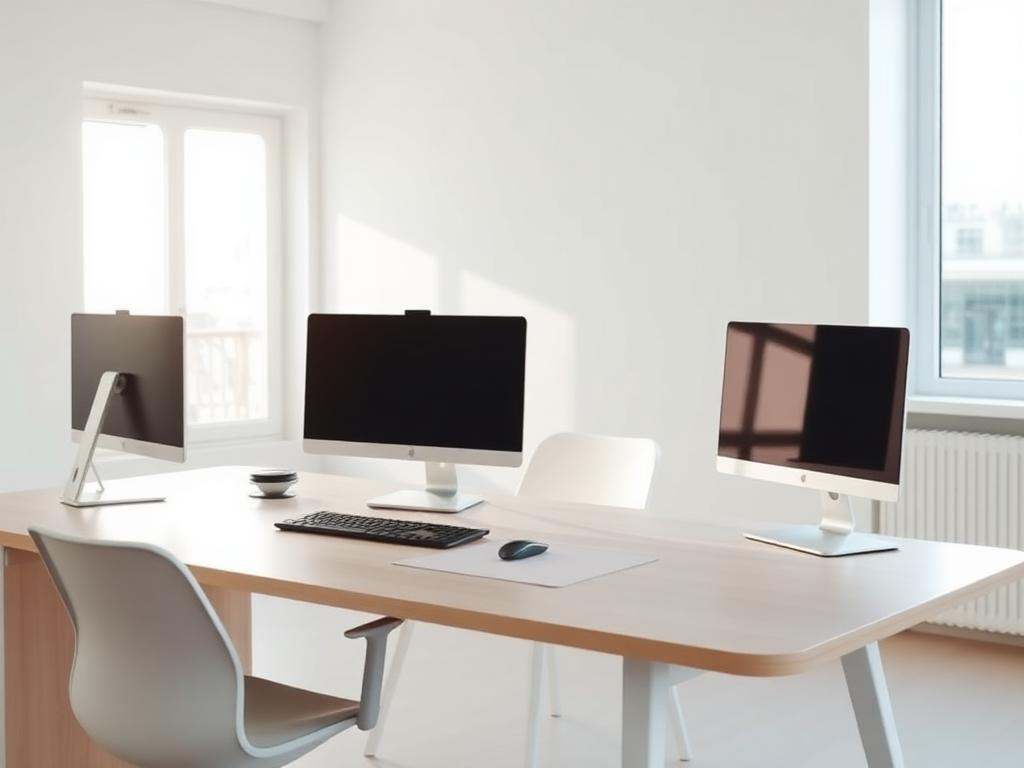 Helles Operations-Center mit Monitoren für moderne Ermittlungsmethoden